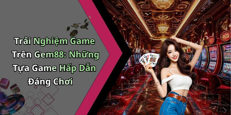 Trải Nghiệm Game Trên Gem88: Những Tựa Game Hấp Dẫn Đáng Chơi