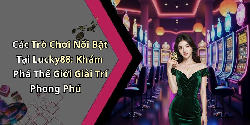 Các Trò Chơi Nổi Bật Tại Lucky88: Khám Phá Thế Giới Giải Trí Phong Phú